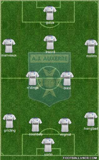 A.J. Auxerre Formation 2011