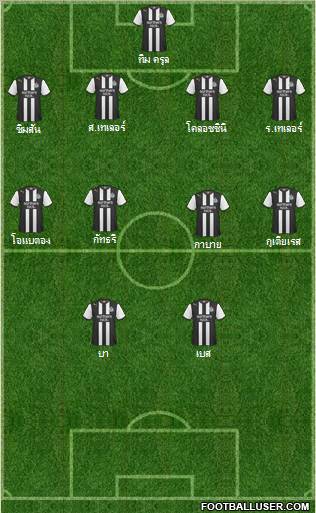 Newcastle United Formation 2011