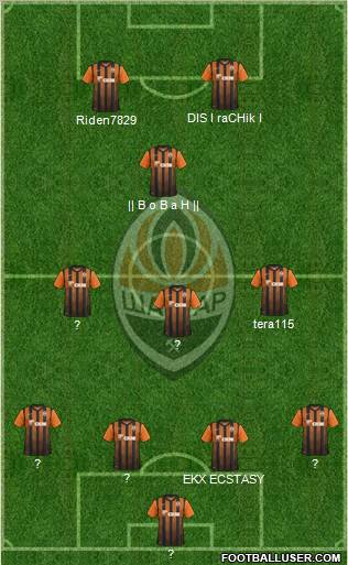 Shakhtar Donetsk Formation 2011