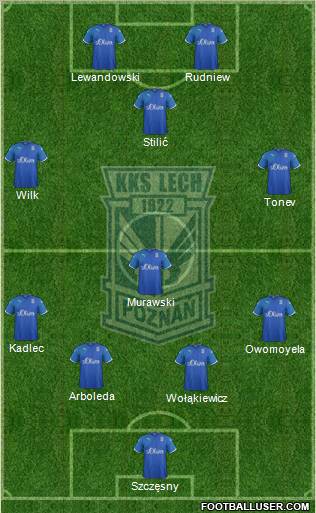 Lech Poznan Formation 2011