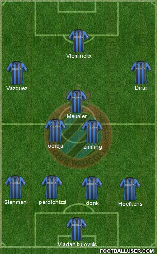 Club Brugge KV Formation 2011