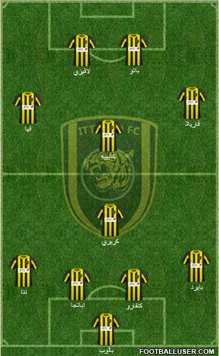 Al-Ittihad (KSA) Formation 2011