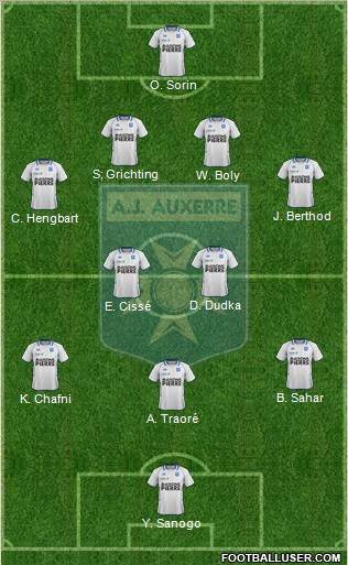 A.J. Auxerre Formation 2011