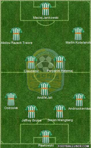 Lechia Gdansk Formation 2011