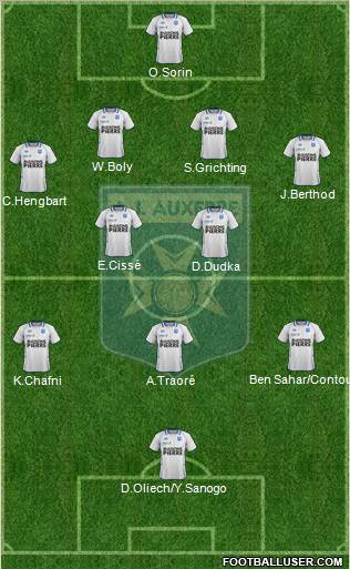 A.J. Auxerre Formation 2011