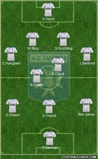 A.J. Auxerre Formation 2011