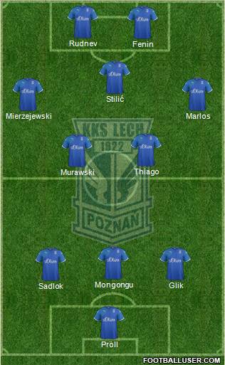 Lech Poznan Formation 2011