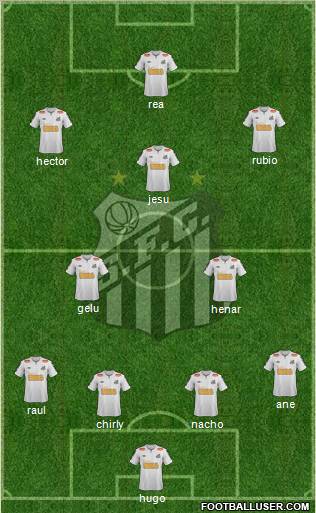 Santos FC Formation 2011