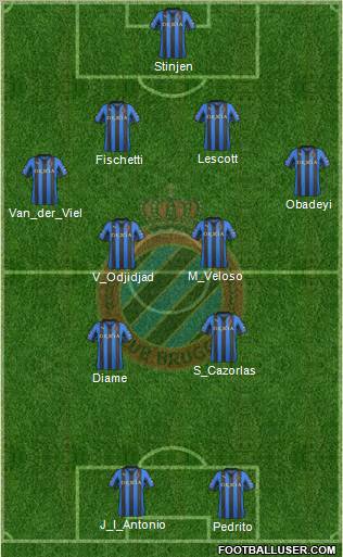 Club Brugge KV Formation 2011