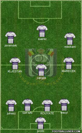 RSC Anderlecht Formation 2011