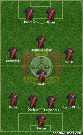 Bayer 04 Leverkusen Formation 2011