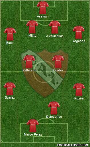 Independiente Formation 2011