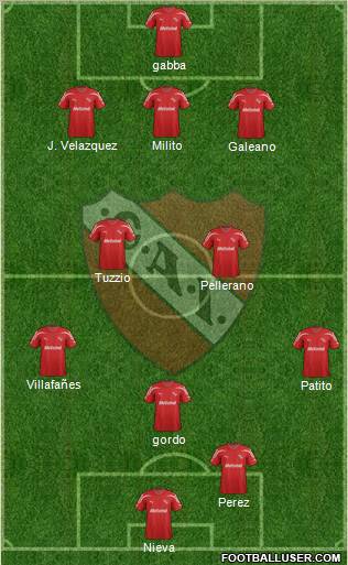 Independiente Formation 2011