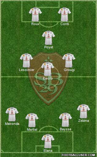 Stade Brestois 29 Formation 2011