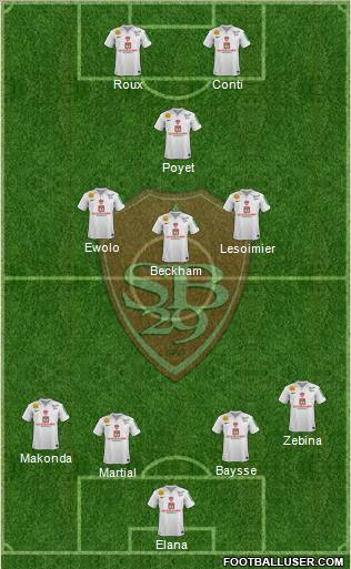 Stade Brestois 29 Formation 2011