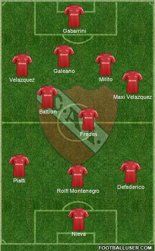 Independiente Formation 2011