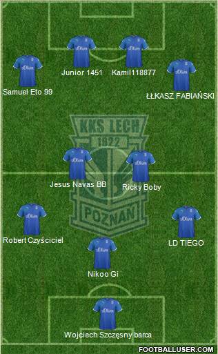 Lech Poznan Formation 2011