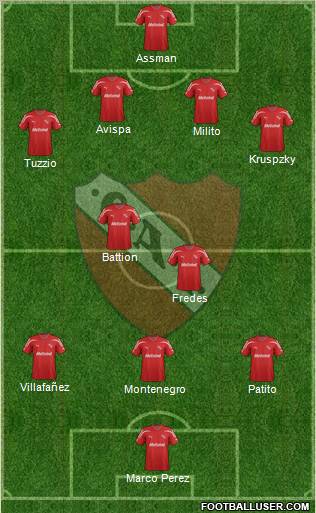 Independiente Formation 2011