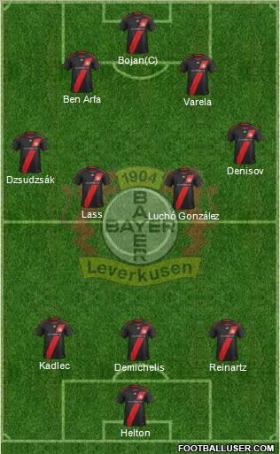 Bayer 04 Leverkusen Formation 2011