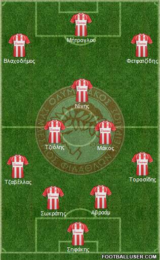 Olympiakos SF Piraeus Formation 2011