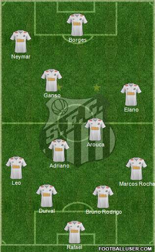 Santos FC Formation 2011