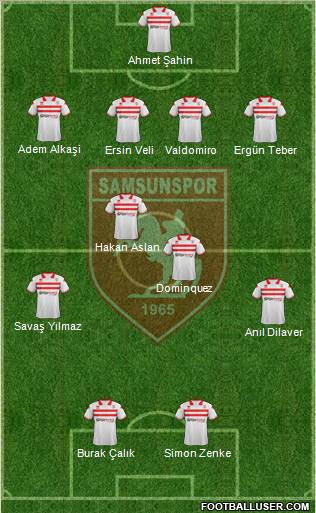 Samsunspor Formation 2011