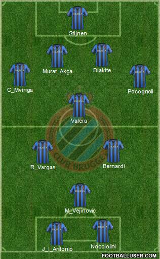 Club Brugge KV Formation 2011