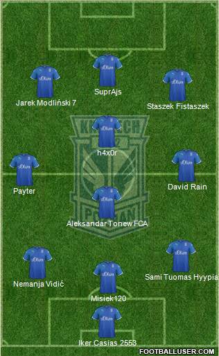 Lech Poznan Formation 2011