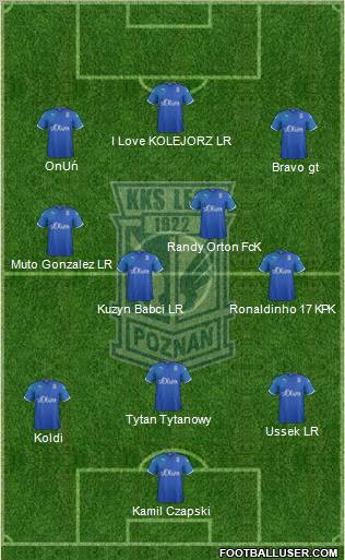 Lech Poznan Formation 2011