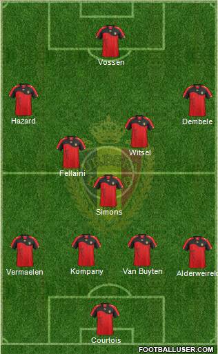 Belgium Formation 2011