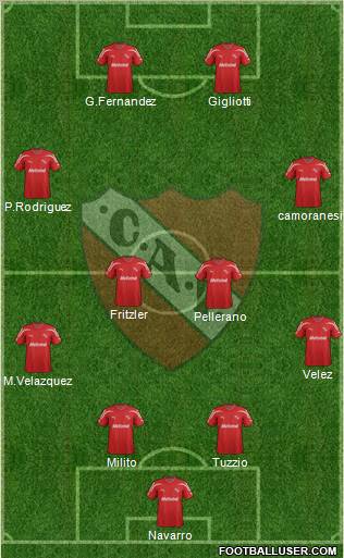 Independiente Formation 2011