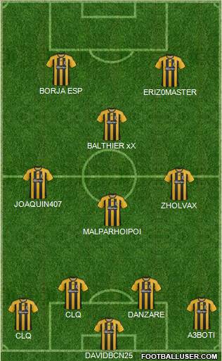 Hull City Formation 2011