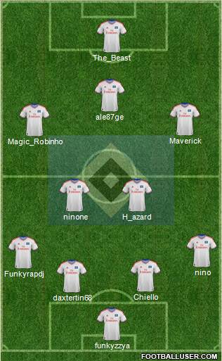 Hamburger SV Formation 2011