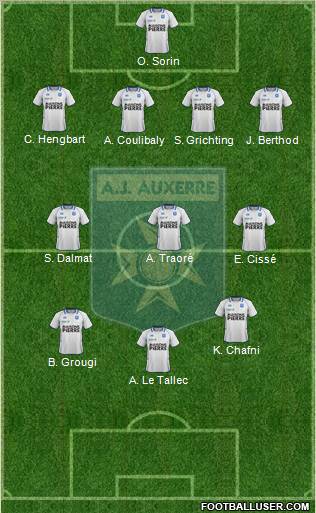 A.J. Auxerre Formation 2011