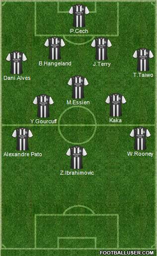 Newcastle United Formation 2011