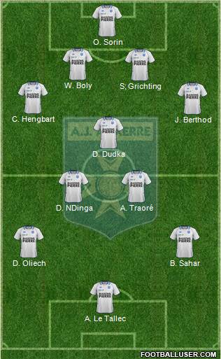 A.J. Auxerre Formation 2011