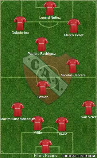 Independiente Formation 2011