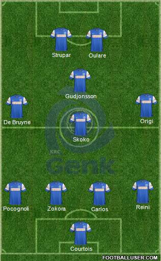 K Racing Club Genk Formation 2011