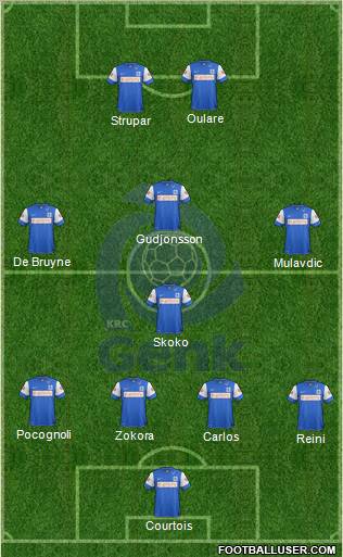 K Racing Club Genk Formation 2011