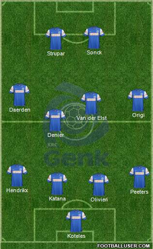 K Racing Club Genk Formation 2011