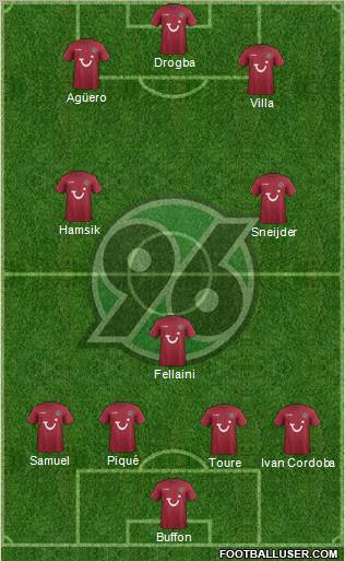 Hannover 96 Formation 2011