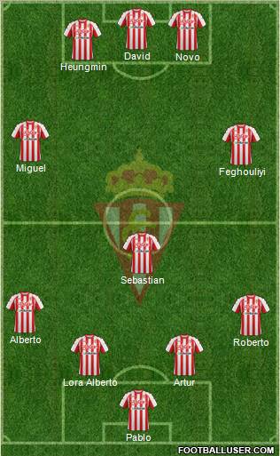 Real Sporting S.A.D. Formation 2011