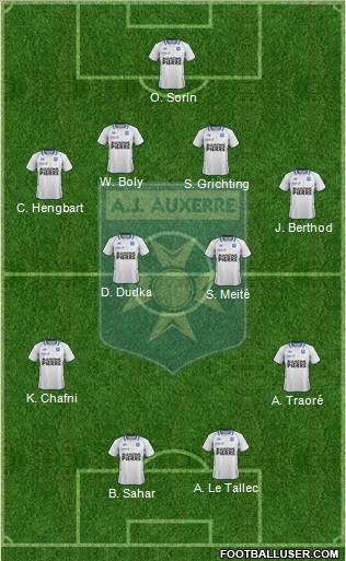 A.J. Auxerre Formation 2011