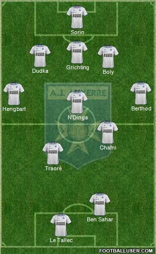 A.J. Auxerre Formation 2011