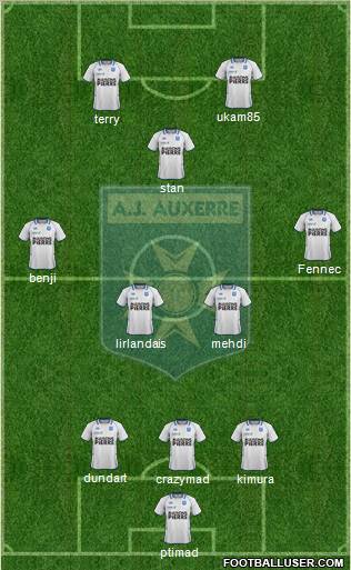 A.J. Auxerre Formation 2011