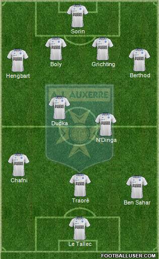 A.J. Auxerre Formation 2011