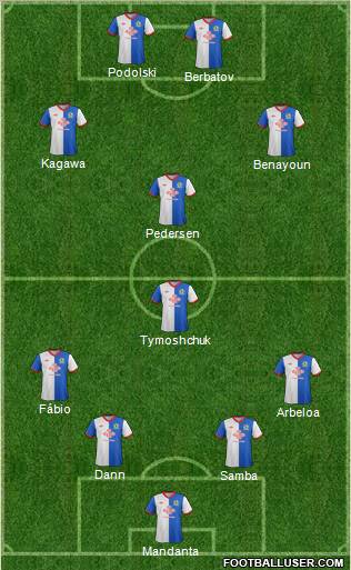 Blackburn Rovers Formation 2011