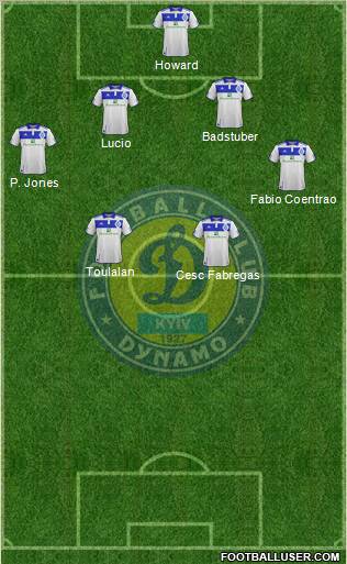 Dinamo Kiev Formation 2011