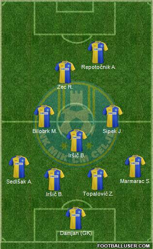 NK Celje Formation 2011