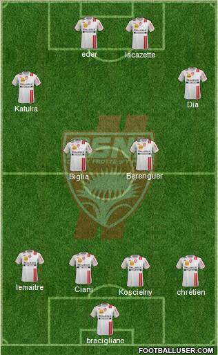 A.S. Nancy Lorraine Formation 2011